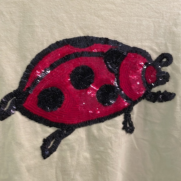 Ladybug sequin top. Women’s XS 🐞 - Picture 4 of 9